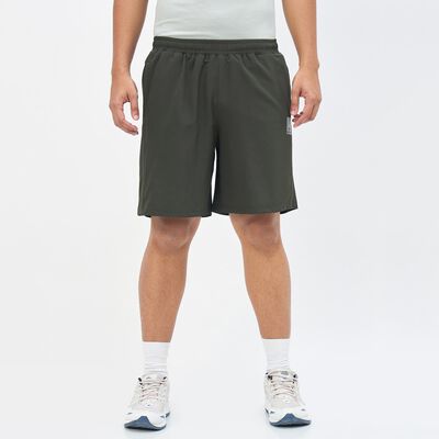 Men's Dark Olive Green Regular Fit Active Bermuda Shorts