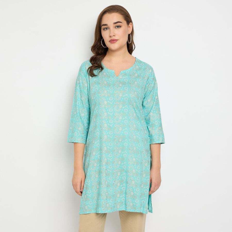 Ladies' Kurta , हल्का नीला, large image number null