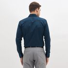 Men's Deep Teal Classic Formal Shirt, टील ब्लू, small image number null