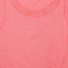 Boys Coral Cotton Round Neck Waistcoat Vest, मूँगा (कोरल), small