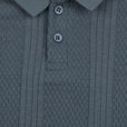 Boys Blue Cotton Polo Neck Casual Boys T-Shirt, मध्यम नीला, small