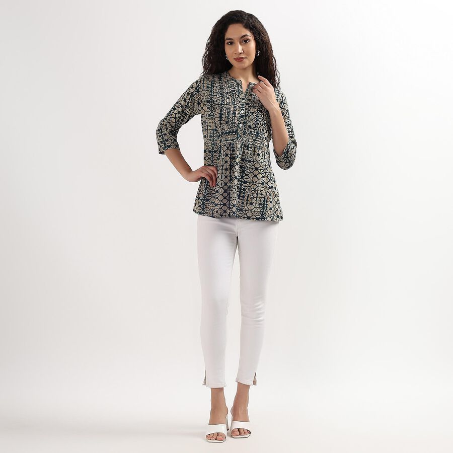 Ladies' Kurta , टील ब्लू, large image number null