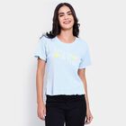 Ladies'  Crop  Top, नीला, small image number null