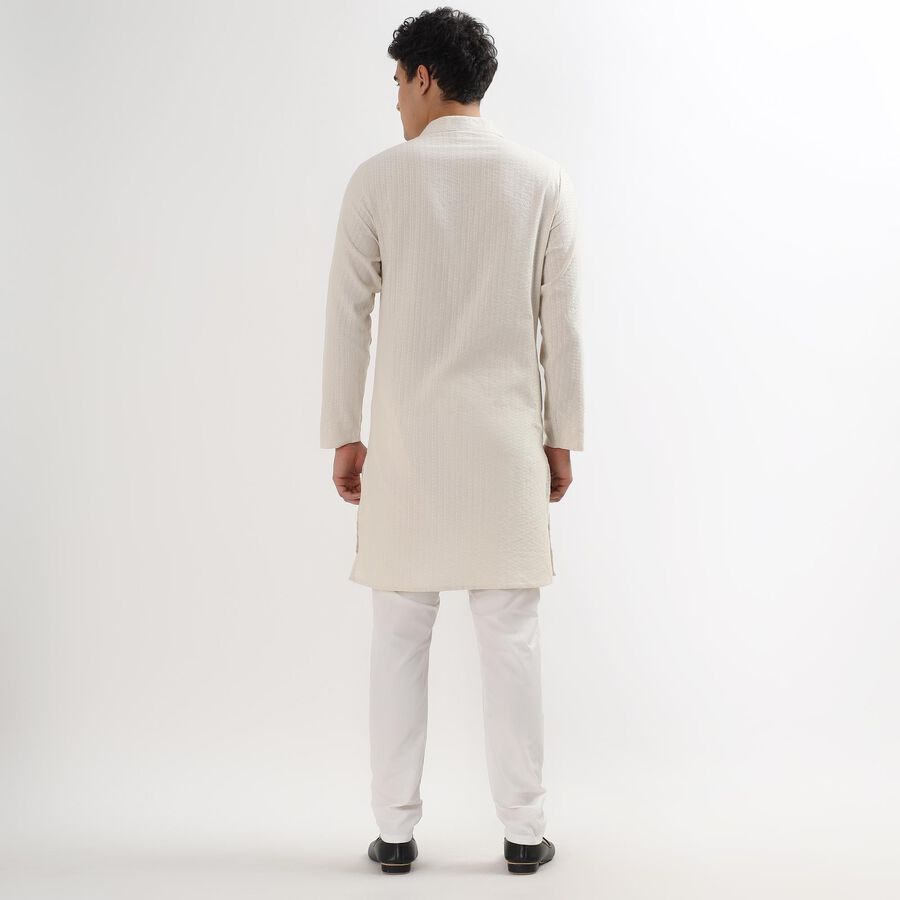 Men's Kurta , Off White, large image number null