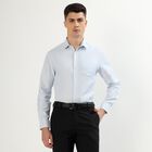 Men's Light Blue Spread Collar Classic Formal Shirt, हल्का नीला, small image number null