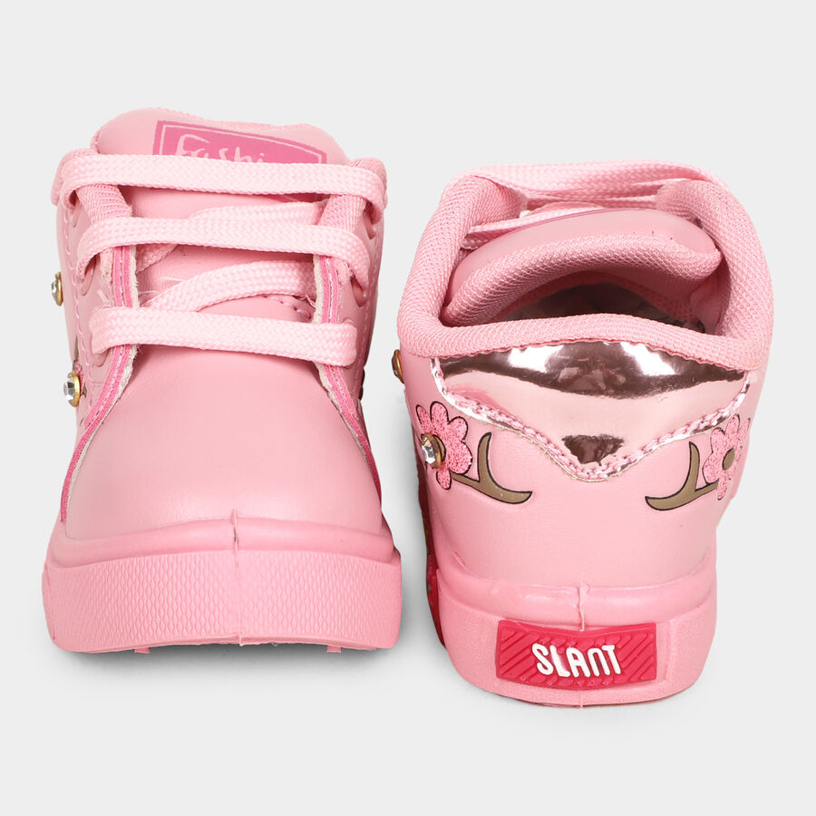 Girls' Shoes, Peach, large image number null