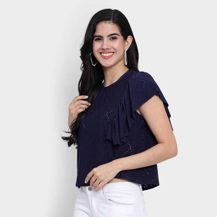 Solid Top, Navy Blue, large image number null