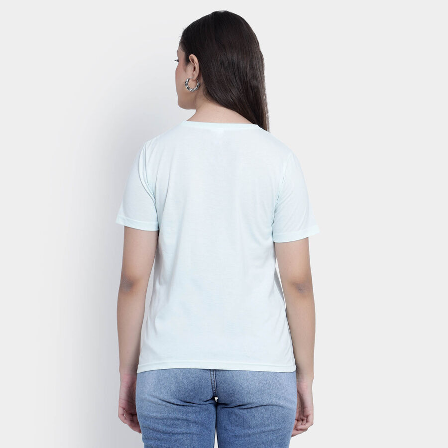 Round Neck T-Shirt, Light Green, large image number null