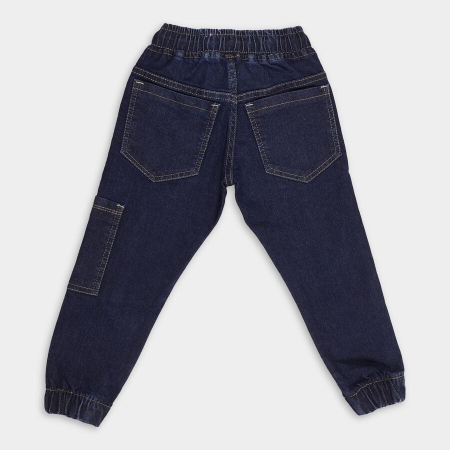 Boys' 100% Cotton Jeans , Mid Blue, large image number null