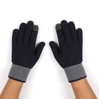 Men's Gloves, नेवी ब्लू, small image number null