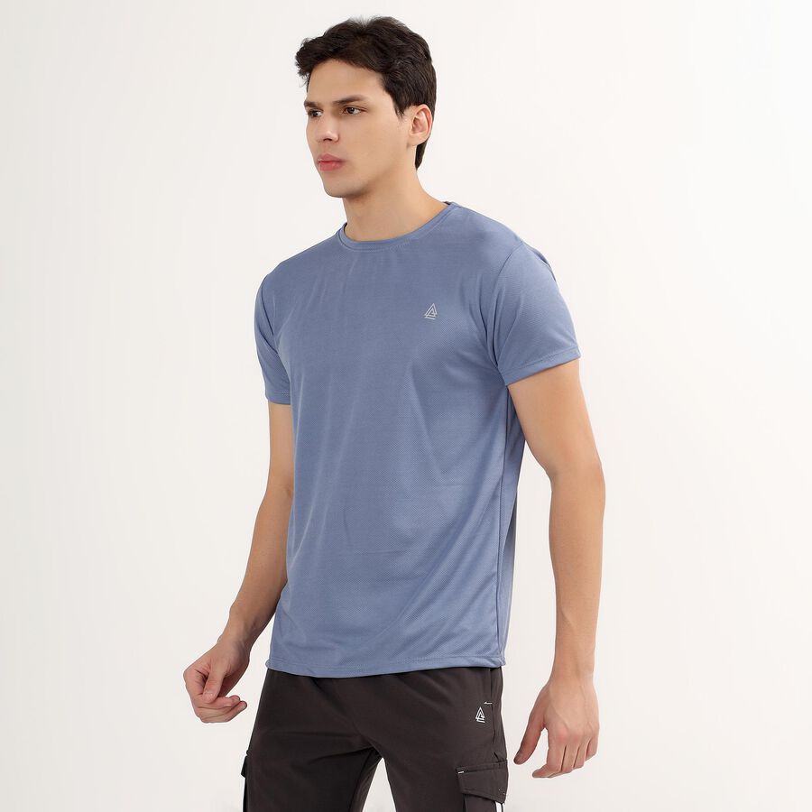 Men's Drifit T-Shirt , मध्यम नीला, large