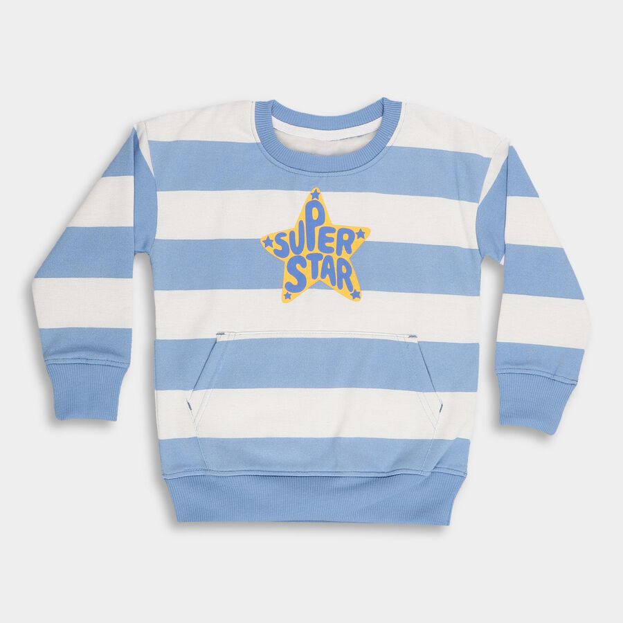 Boys' Sweatshirt, Light Blue, large image number null