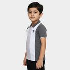 Boys' Half Sleeves T-Shirt, Lilac, small