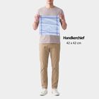 Men's Dark Grey Checked Pack of 3 Handkerchief, Dark Grey, small