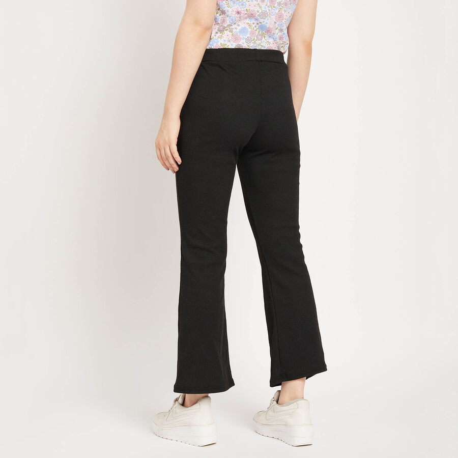 Solid Joggers, काला, large image number null