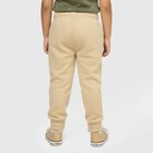 Boys' Light Beige Elastic Waist Pyjama, Beige, small image number null