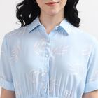 Ladies' A Line Dress, हल्का नीला, small image number null