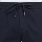 Men's Slim Fit Casual Trousers, नेवी ब्लू, small image number null