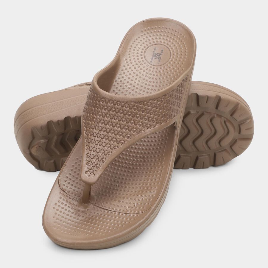 Ladies' Slipper, Brown, large image number null