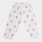 Infants Cotton Printed Pyjama, Pink, small image number null