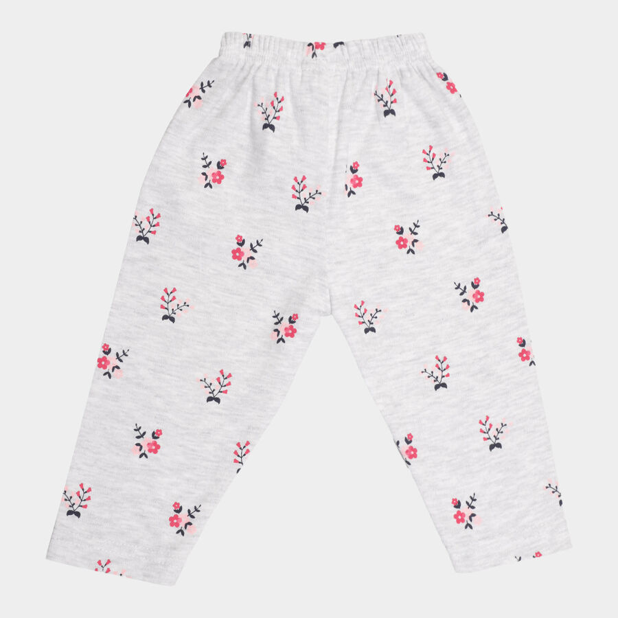 Infants Cotton Printed Pyjama, Pink, large image number null