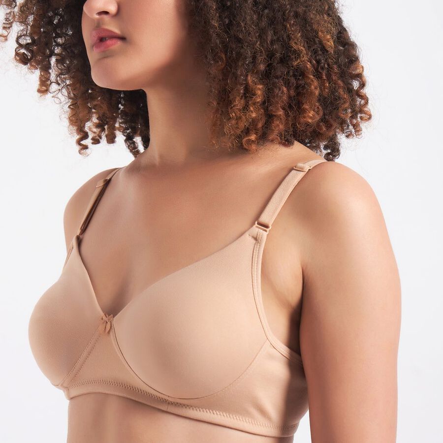 Ladies' Non-Padded Bra, खाकी, large image number null