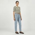 Women's Black Neck Top, Black, small