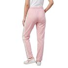 Women's Lilac Straight Fit Side-Tape Track Pants, Lilac, small