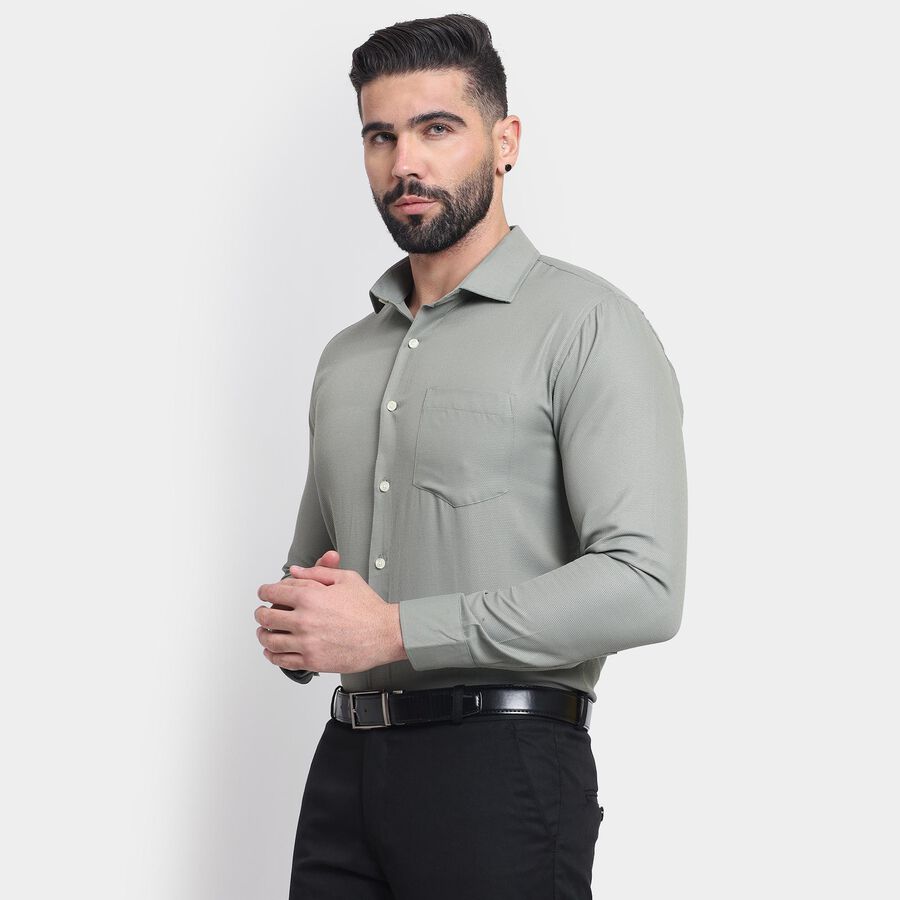 Men's Formal Shirt, हल्का हरा, large image number null