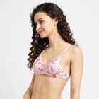 Printed Non-Padded Basic Bra, Peach, small image number null