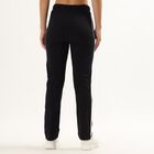 Women's Jet Black Regular Fit Track Pants, Black, small image number null