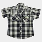 Boys' Casual Shirt, नेवी ब्लू, small