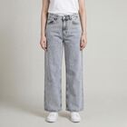 Women's Grey Slim Fit High-Rise Jeans, Light Grey, small