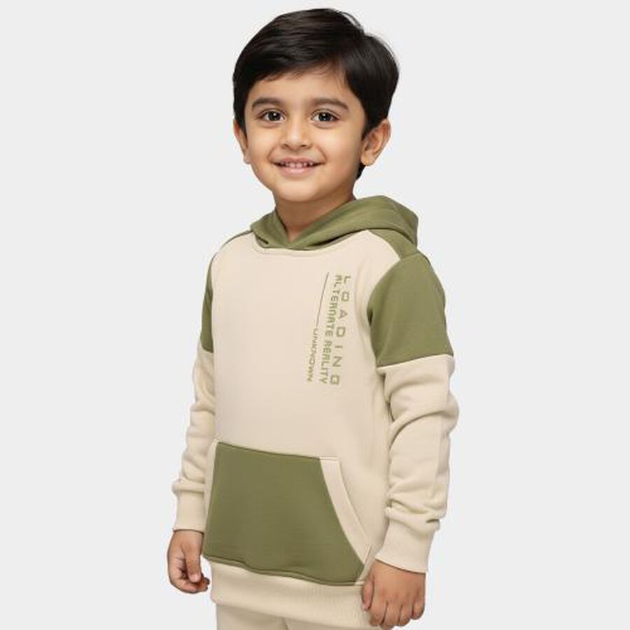 Boys' Sweatshirt, ओलिव, large image number null