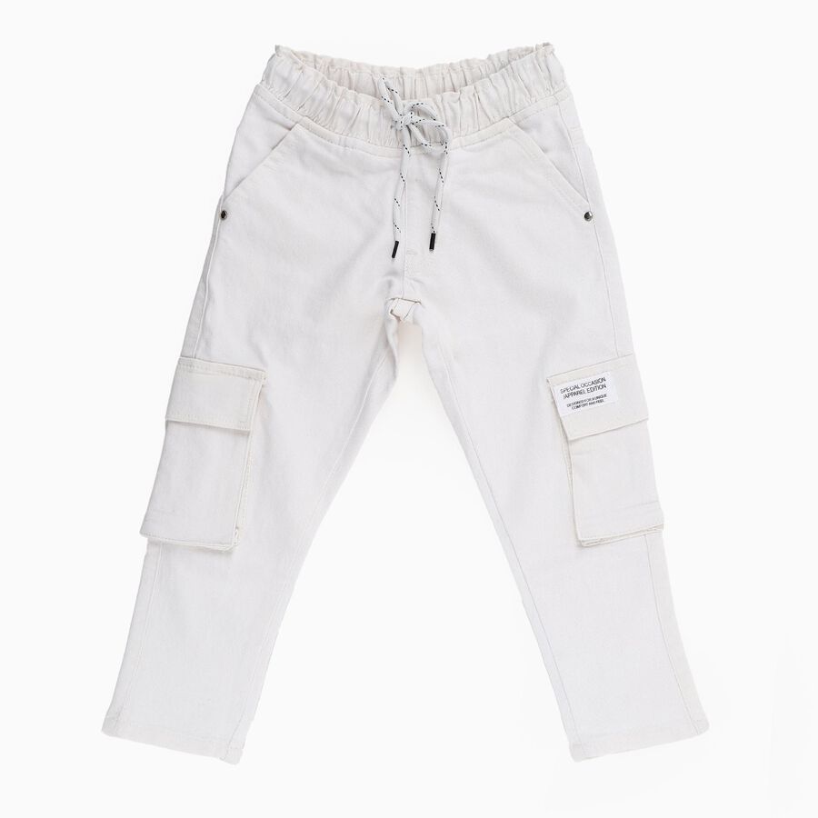 Boys' Jeans, ऑफ व्हाइट, large image number null