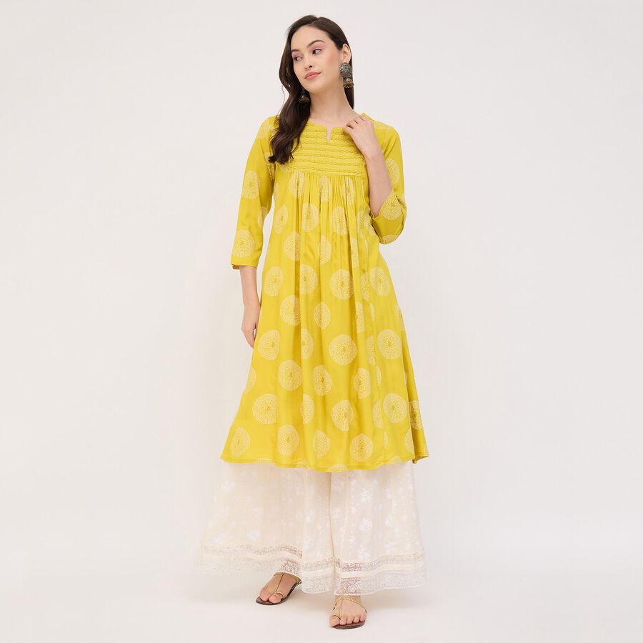 Ladies' Kurta, Light Green, large image number null