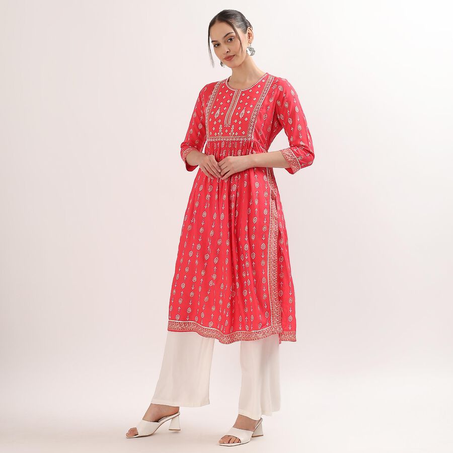 Ladies' Kurta, Coral, large image number null
