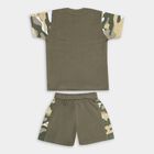 Infant Boys' 100% Cotton Baba Suit, Olive, small