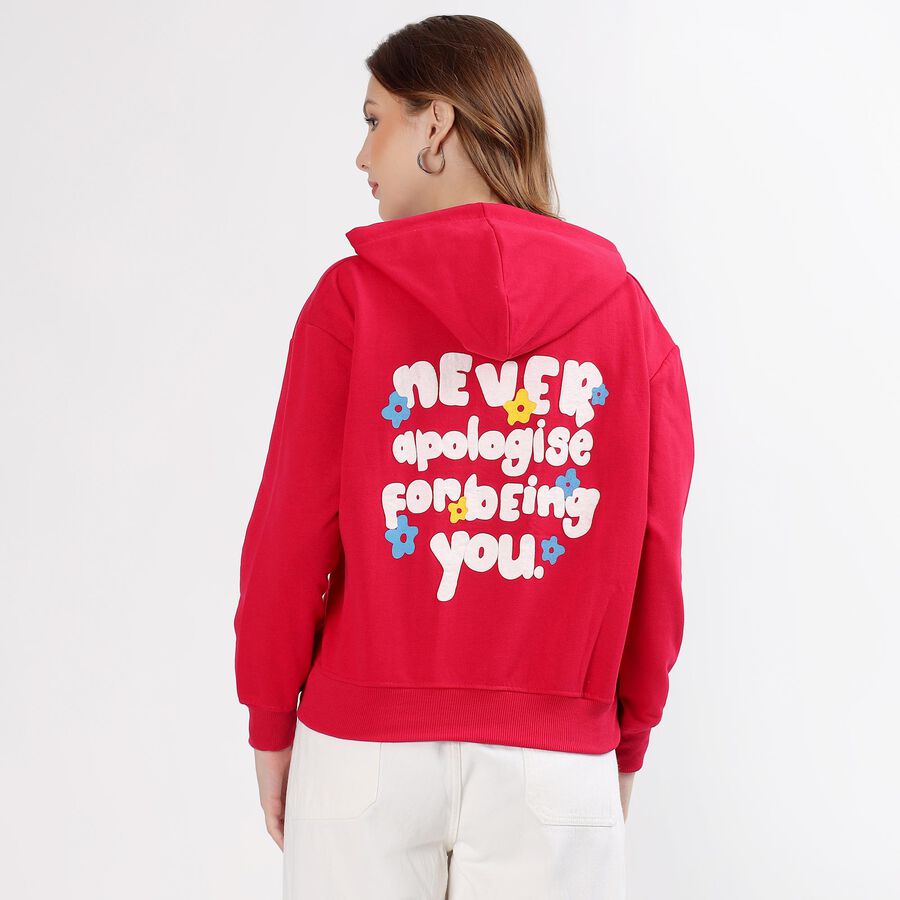 Ladies' Sweatshirt, Fuchsia, large image number null