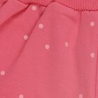 Infants Bright Coral Pink Bunny Printed Cotton Blend Pyjama, Pink, small image number null