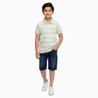 Boys' Half Sleeves T-Shirt, हल्का हरा, small image number null