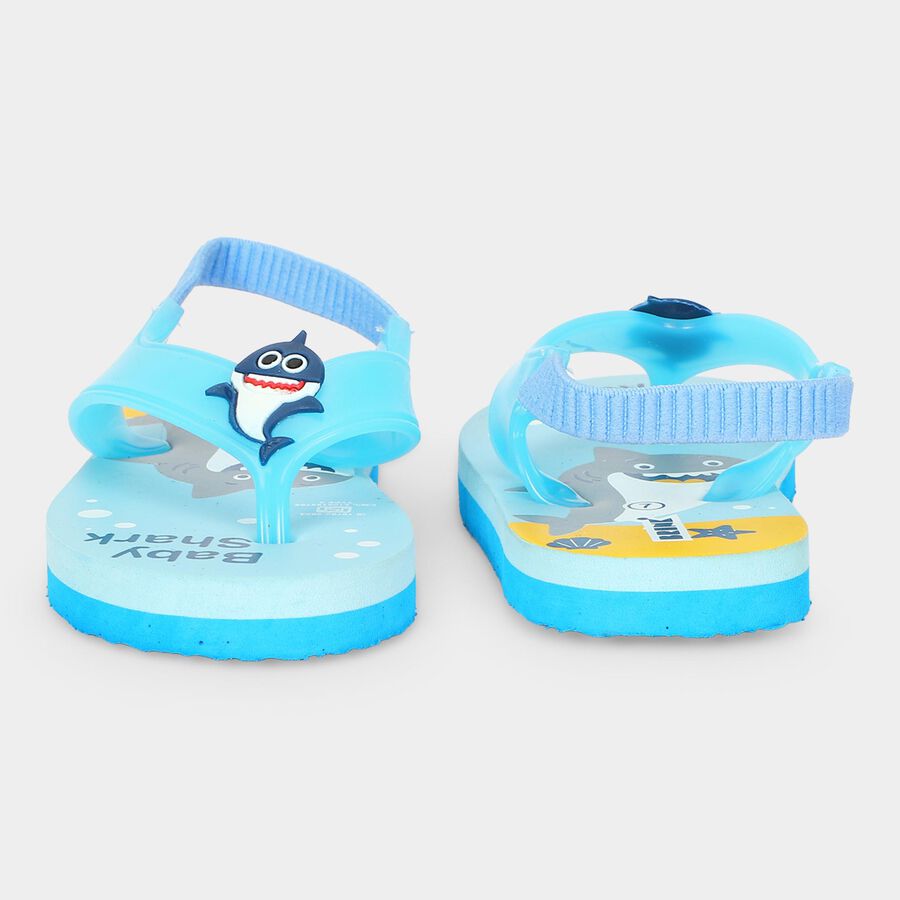Boys' Blue Flip-Flop Slippers, नीला, large