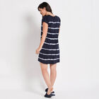 Cotton Stripes Dress, नेवी ब्लू, small image number null