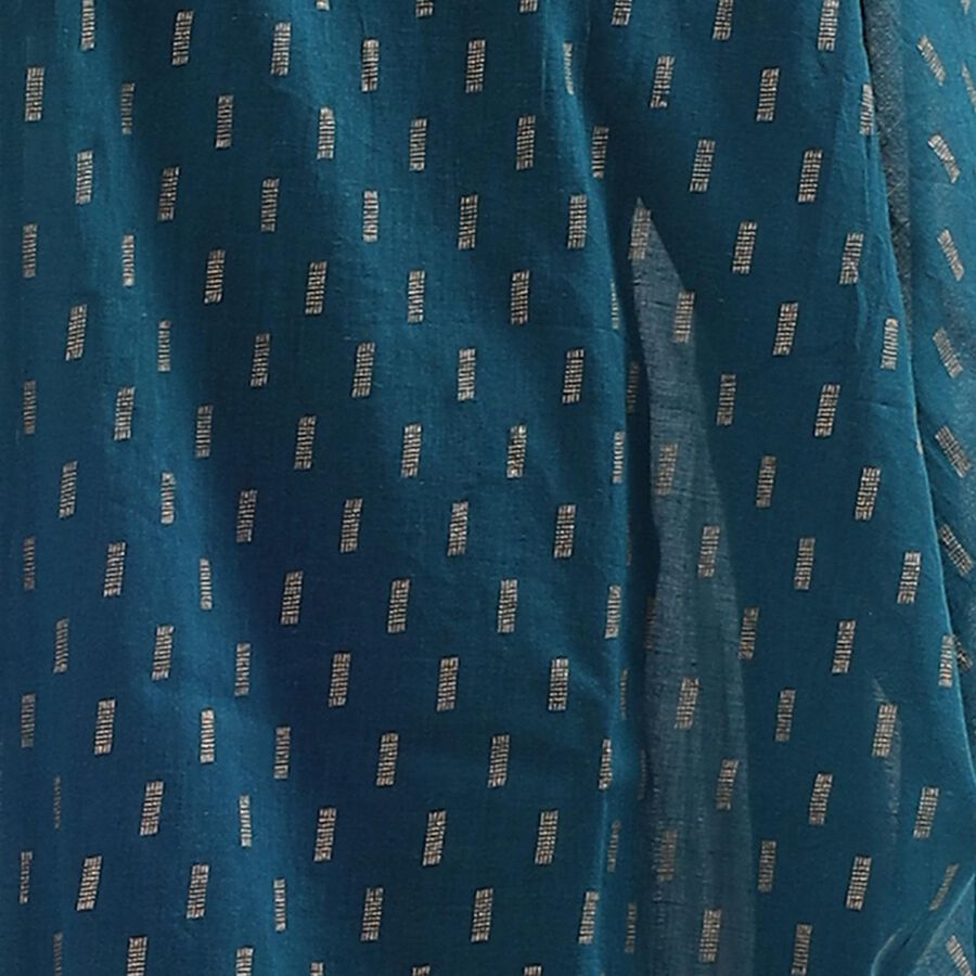 Ladies' Dupatta, Teal Blue, large image number null