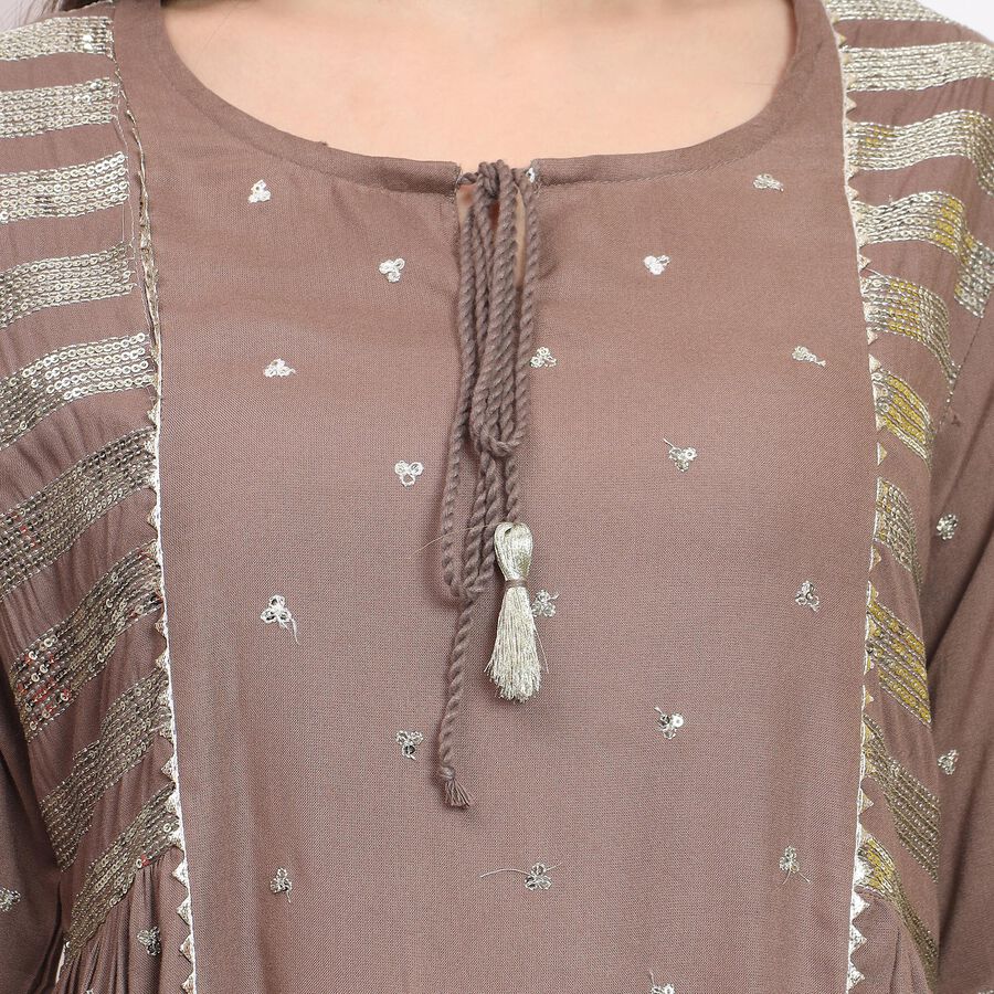 Ladies' Kurta , Dark Grey, large image number null