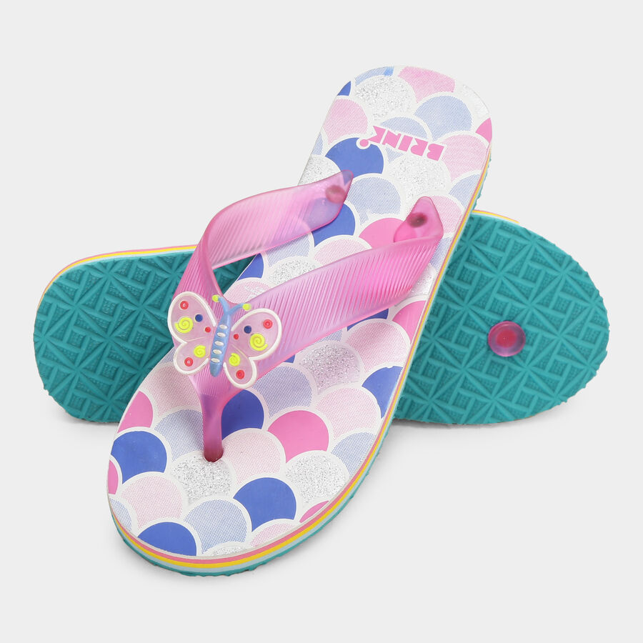 Kids' Slippers, Pink, large image number null
