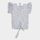 Girls' T-Shirt, Light Blue, small