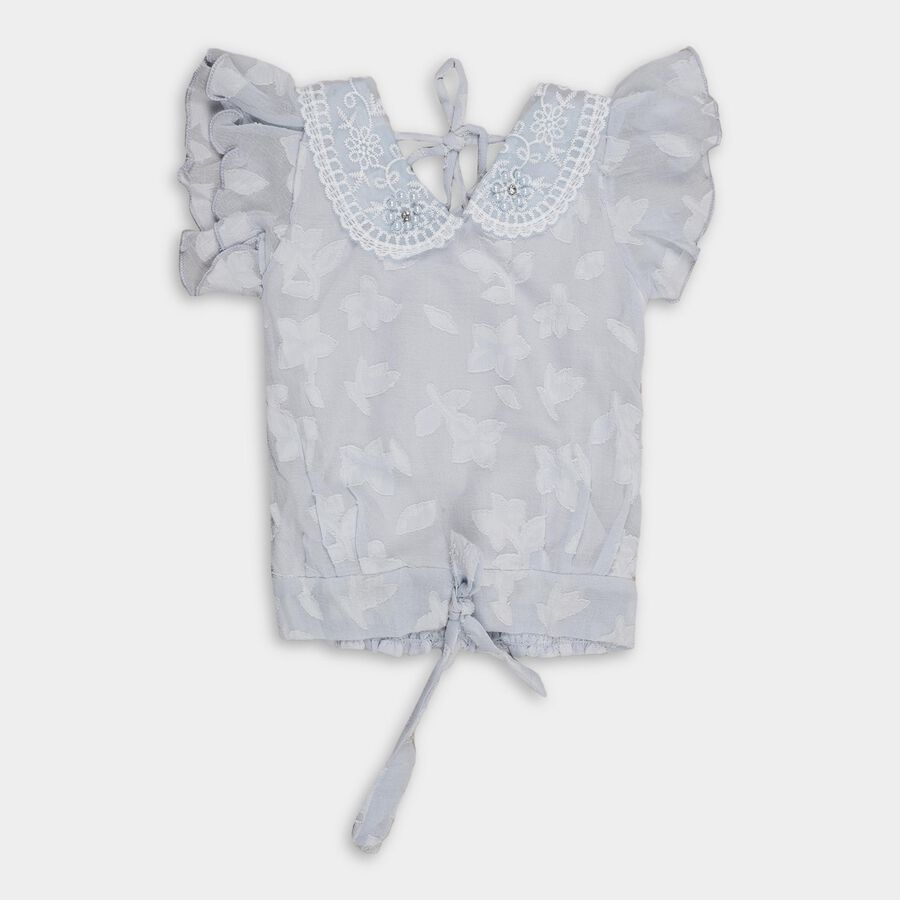 Girls' T-Shirt, Light Blue, large