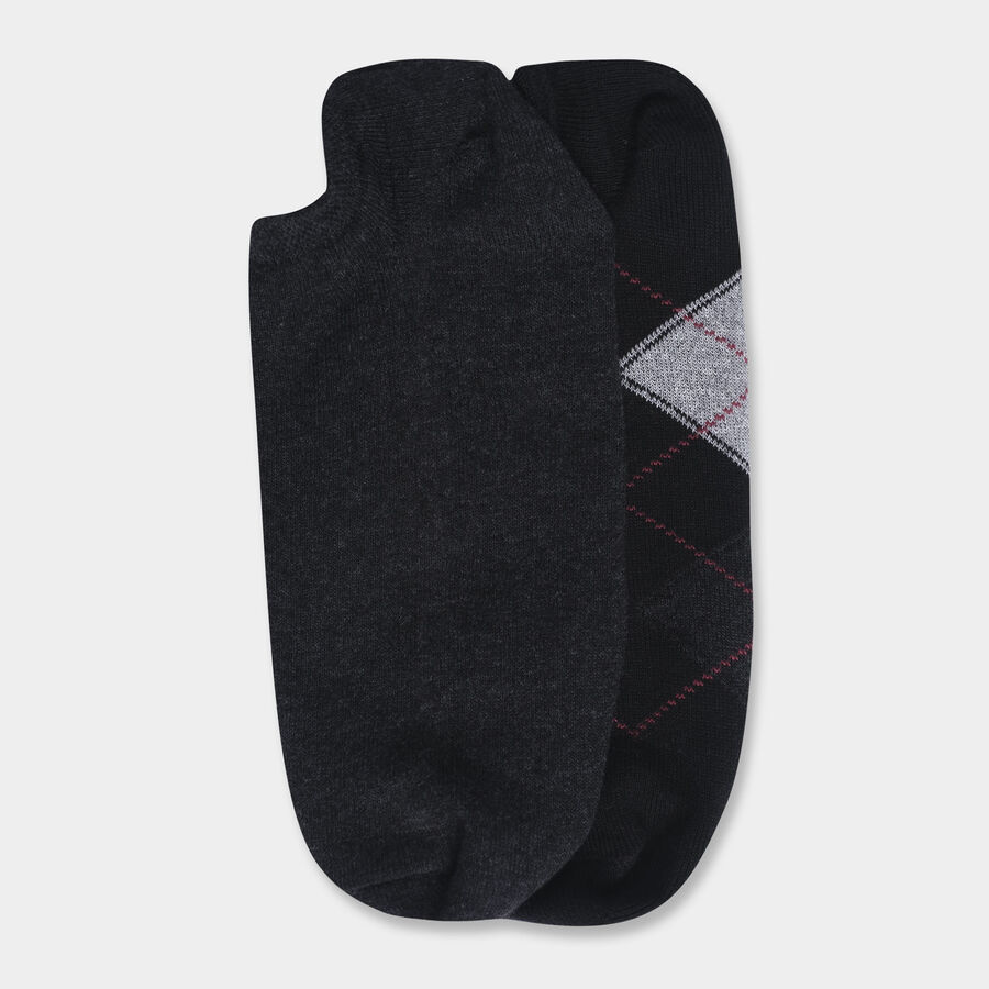 Jacquard Casual Socks, Dark Grey, large image number null