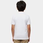 Boys' Half Sleeves T-Shirt, सफ़ेद, small